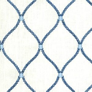 Deane Embroidery - Porcelain - Designer Fabric from Online Fabric Store