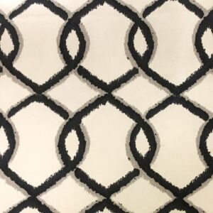 Lazio - Black - Designer Fabric from Online Fabric Store
