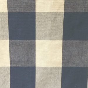 Four Inch Check - Navy - Discount Designer Fabric - fabrichousenashville.com