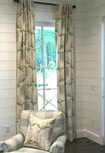 Flowered custom window treatments from The Fabric House - Decorator Fabric | Nashville, TN