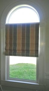 Striped shade custom window treatments online - custom window treatments | Nashville, TN