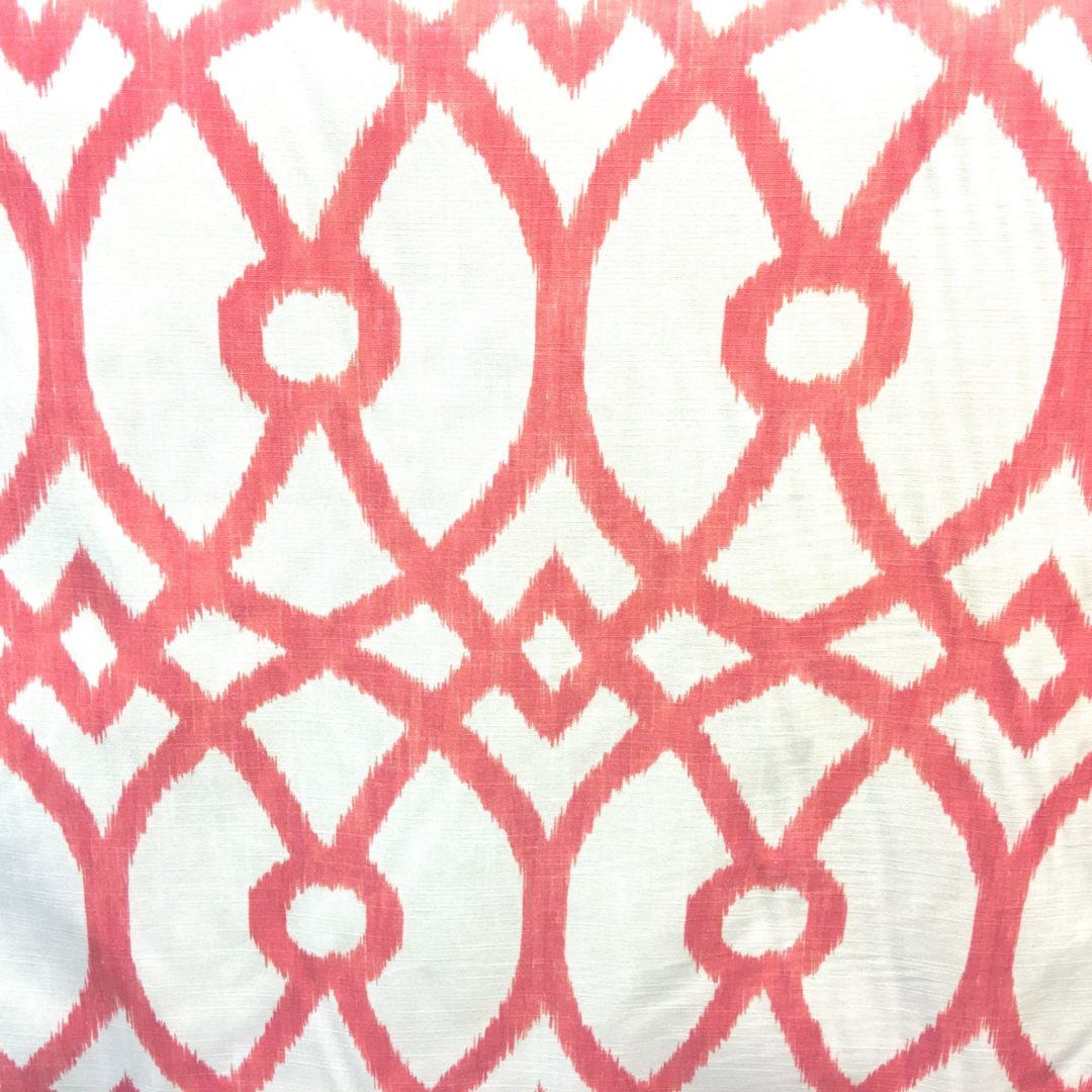 Piper Coral, fabric store with designer, decorator fabric and trim Nashville, TN, Louisville, KY, drapery hardware, upholstery fabric, Sunbrella.