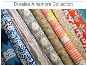 Fabric store Nashville, TN Alhambra Collection custom window treatments, drapery hardware, upholstery fabric Louisville, KY.