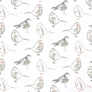 Bird Toile - Blush - Discount Designer Fabric - fabrichousenashville.com