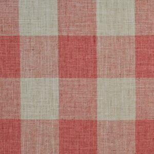 Check Please - Coral - Designer Fabric from Online Fabric Store