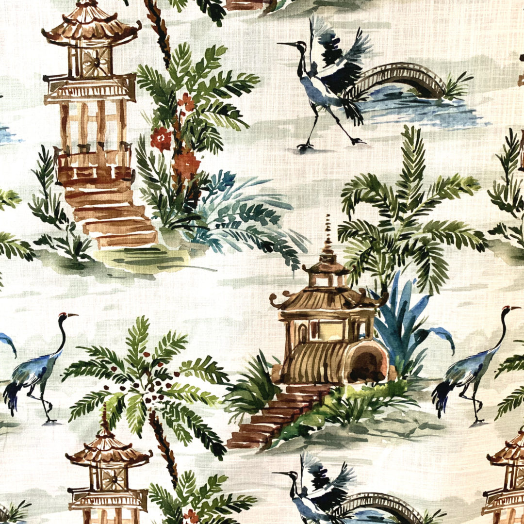 Emperor - Palm - Decorator fabric from online fabric store, fabrichousenashville.com