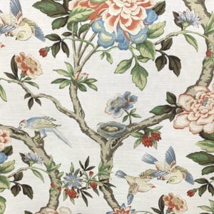 Mudan - Persimmon - Designer & Decorator Fabric from #1 Online Fabric Store