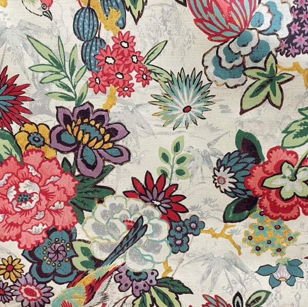 Dailiang- Hibiscus- Designer Fabric from Online Fabric Store