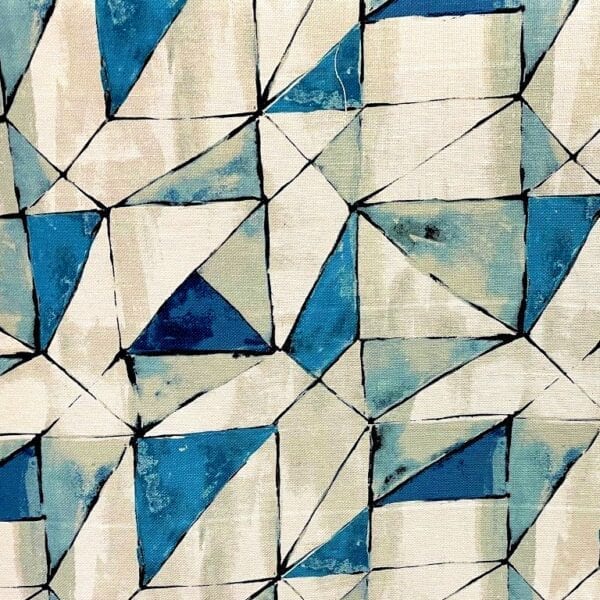 Shattered Glass II - Indigo- Designer Fabric from Online Fabric Store