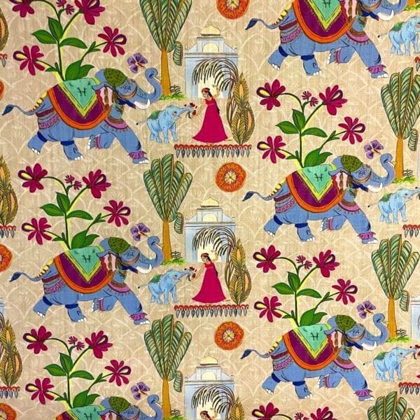 Taj - Sand- Designer Fabric from Online Fabric Store