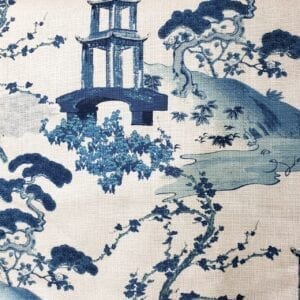 Zen - Indigo- Designer Fabric from Online Fabric Store