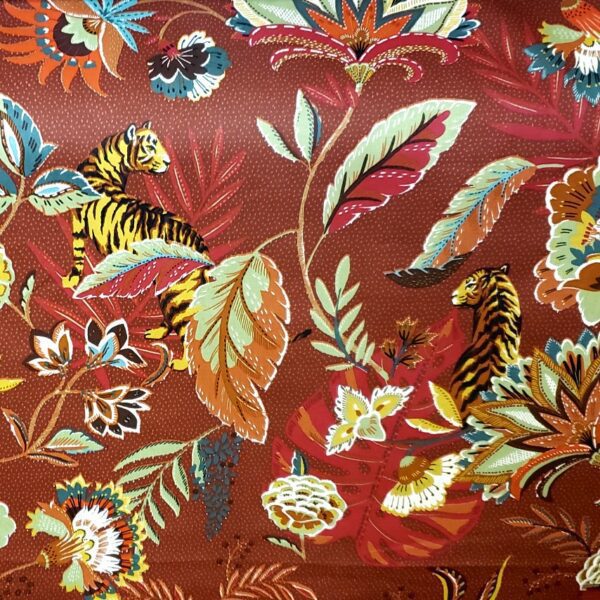Bengale - Terracotta- Designer Fabric from Online Fabric Store