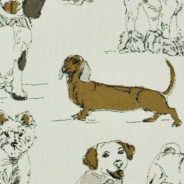 Dog Party - Rawhide- Designer Fabric from Online Fabric Store