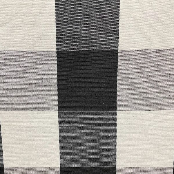Big Check - Charcoal- Designer Fabric from Online Fabric Store