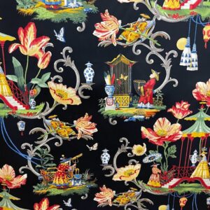 East of the Moon - Night- Designer Fabric from Online Fabric Store