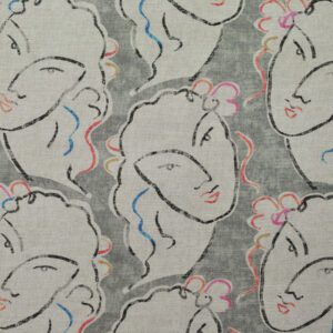 Beau Visage – Mercury - Designer Fabric from Online Fabric Store