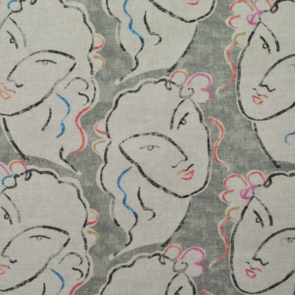 Beau Visage – Mercury - Designer Fabric from Online Fabric Store