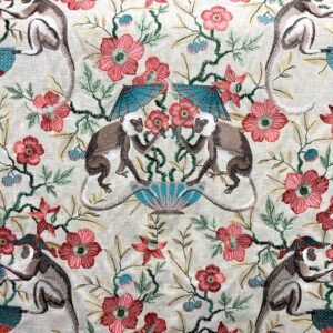 Cheeky Monkey - Cantaloupe - Designer Fabric from Online Fabric Store