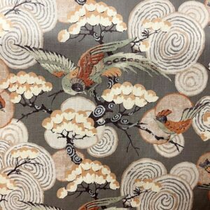 Kyomi - Pewter - Designer Fabric from Online Fabric Store