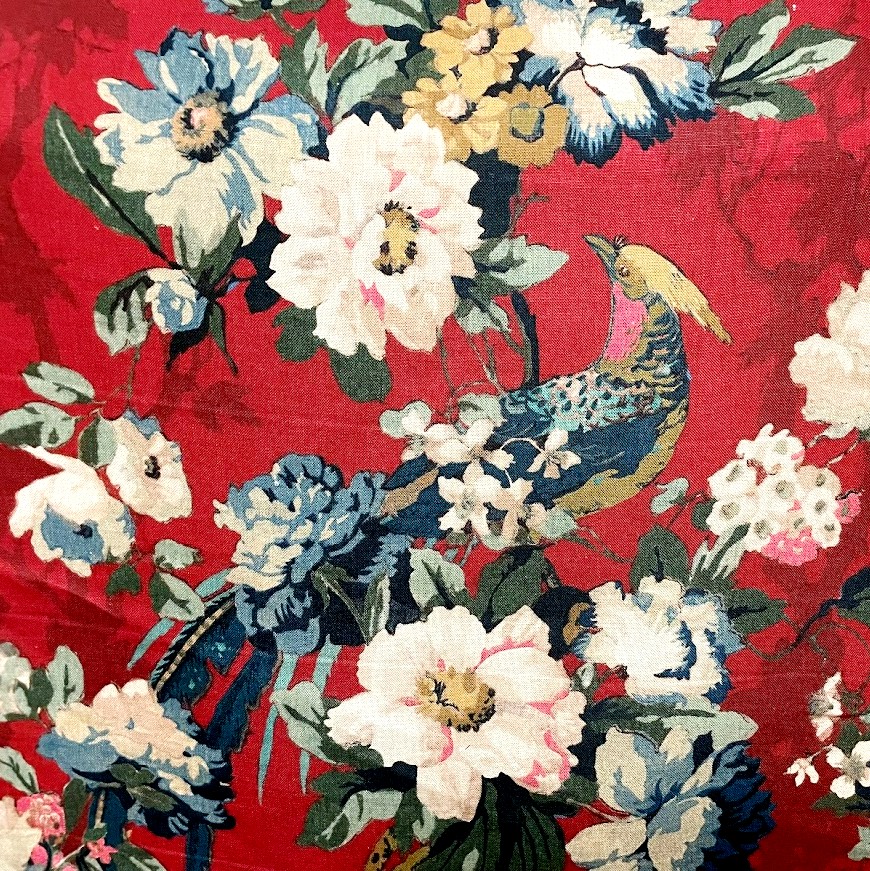 Longwood Crimson Online Fabric Store Decorator Fabric Trim