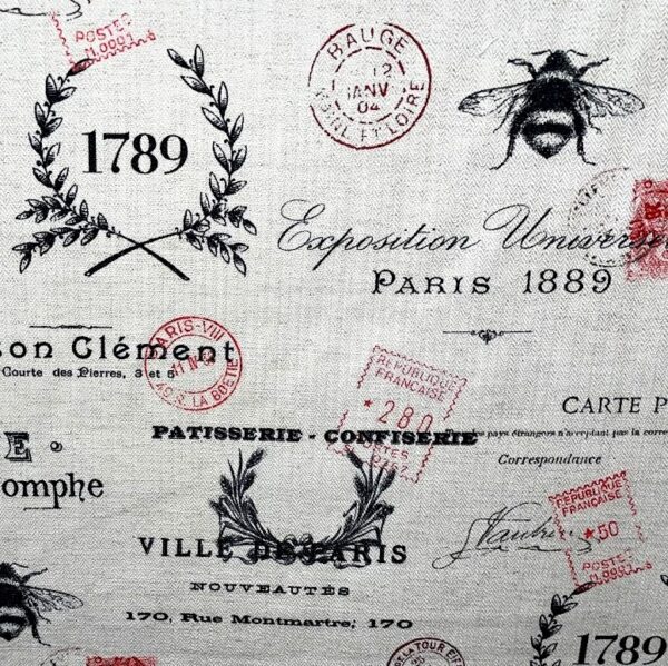 Carte Postal - Linen - Designer Fabric from Online Fabric Store