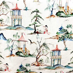 Okayma - Flax - Designer Fabric from Online Fabric Store
