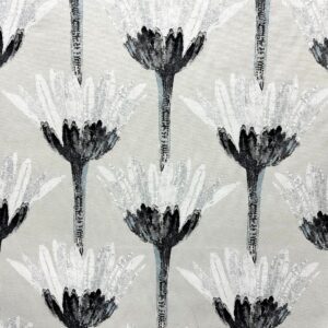 Spring Is Coming - Graphite - Designer Fabric from Online Fabric Store