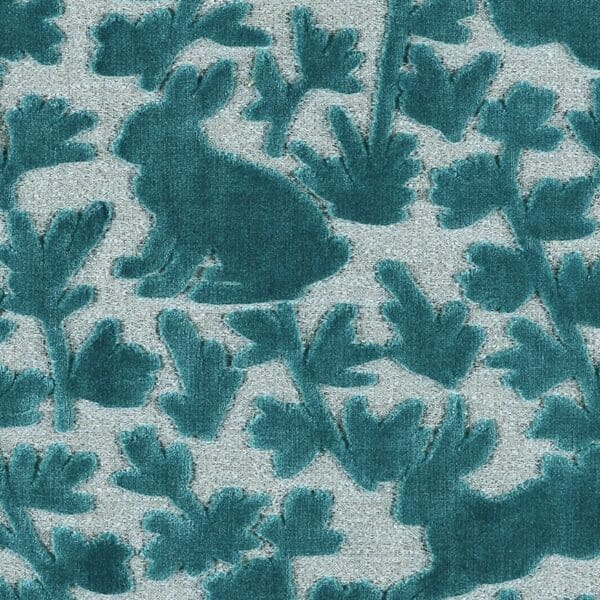 Luv Bunny - Azure - Designer Fabric from Online Fabric Store