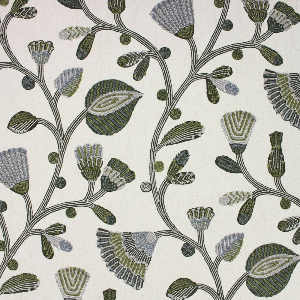 Rosabel - Pesto - Designer Fabric from Online Fabric Store